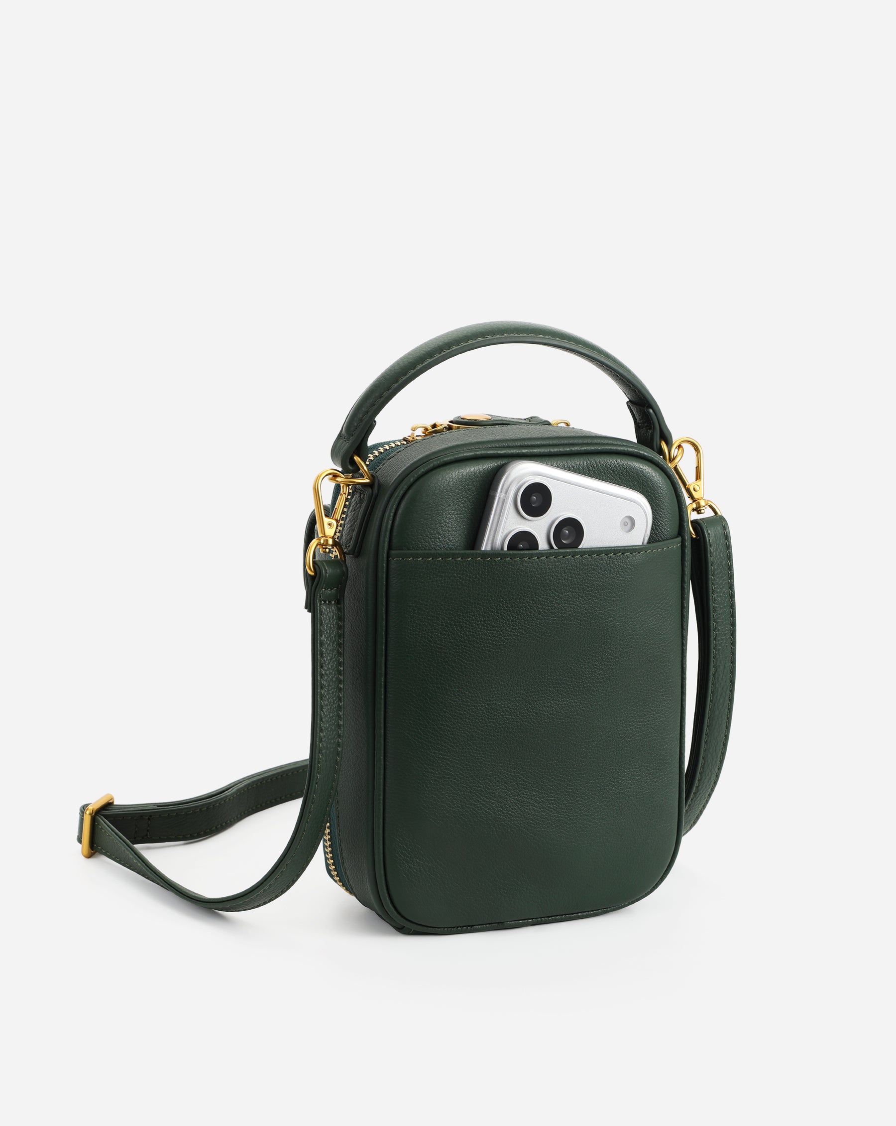 Aphrodite Leather Phone Crossbody Bag 1.5L