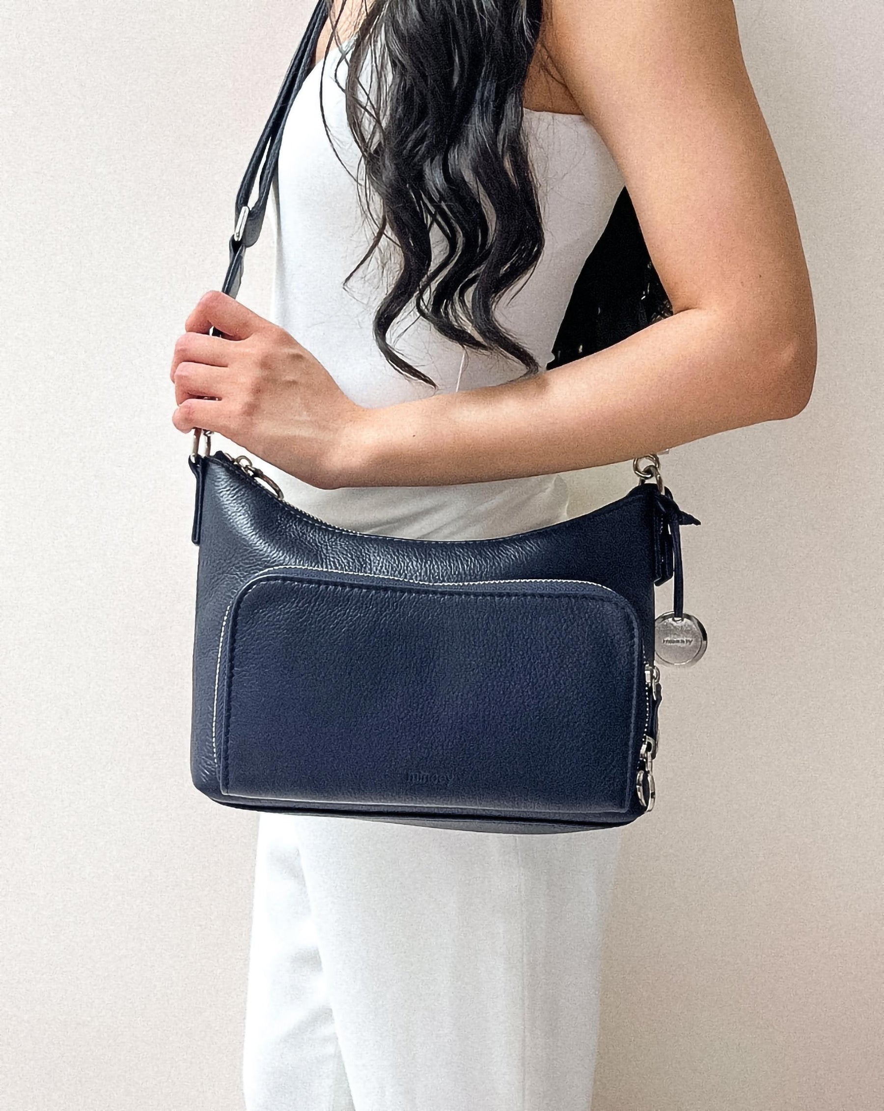 Doris Leather Crossbody Bag