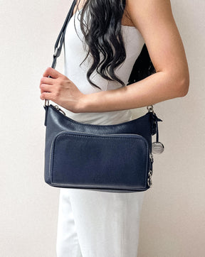 Doris Leather Crossbody Bag