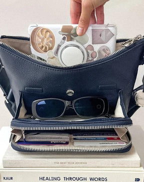 Doris Leather Crossbody Bag
