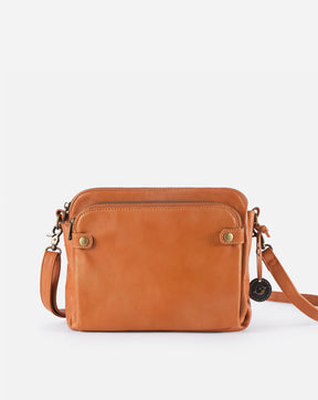The Bali Three-Layer Leather Crossbody Shoulder & Clutch Bag 2.1L