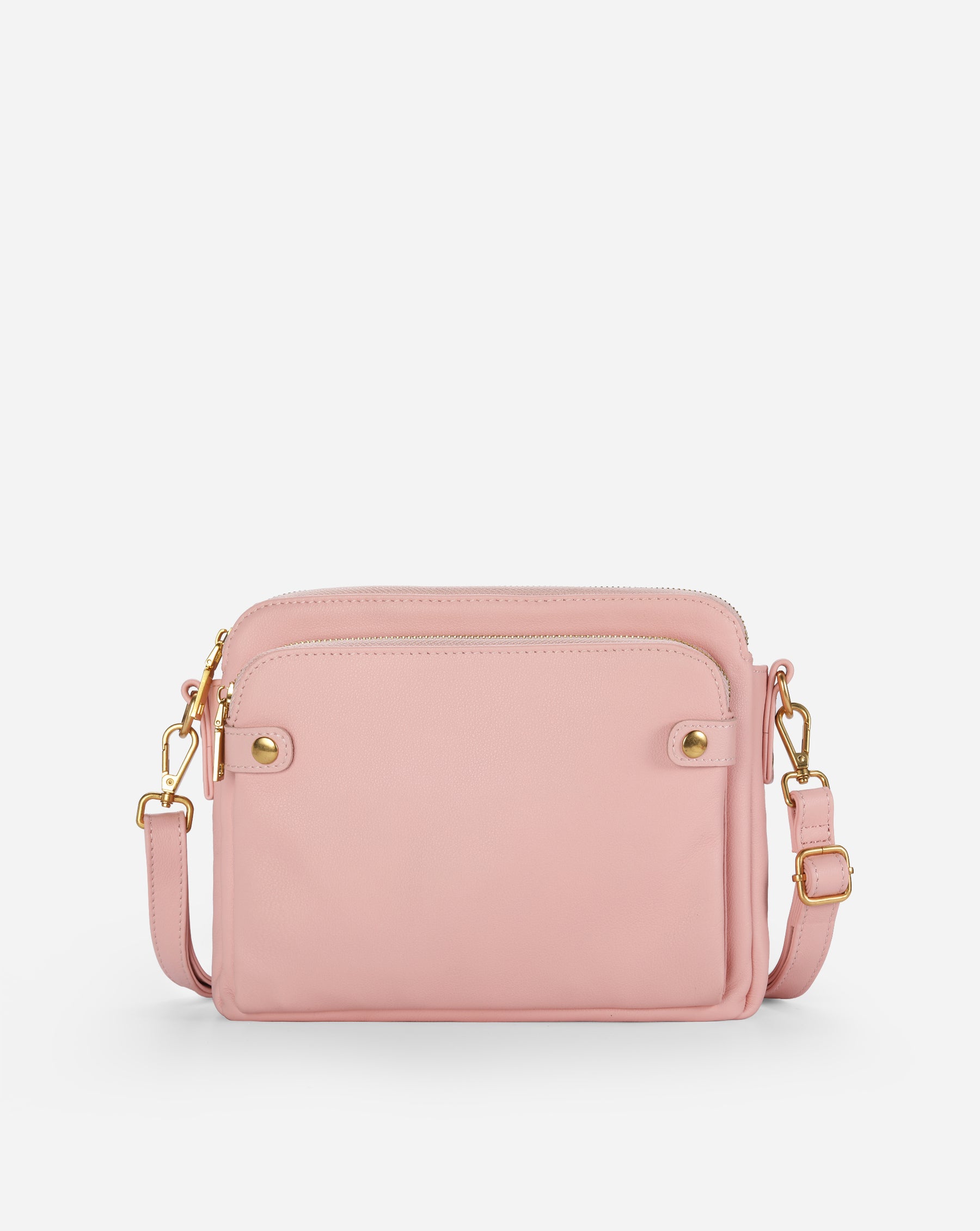 The Bali Three-Layer Leather Crossbody Shoulder & Clutch Bag