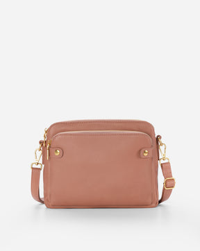 The Bali Three-Layer Leather Crossbody Shoulder & Clutch Bag 2.1L