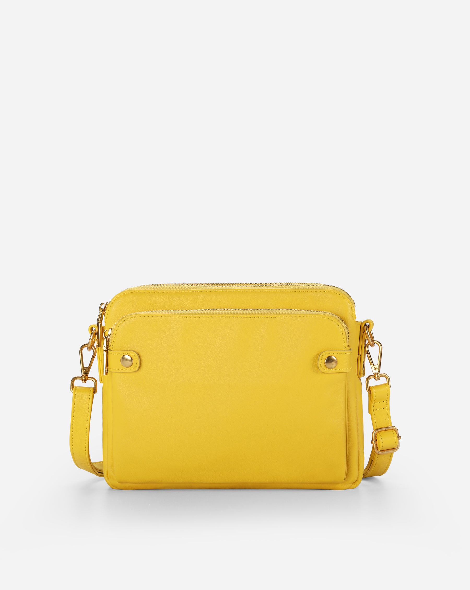 The Bali Three-Layer Leather Crossbody Shoulder & Clutch Bag