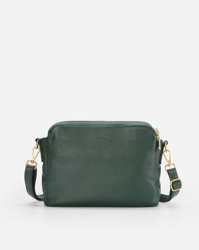 The Bali Three-Layer Leather Crossbody Shoulder & Clutch Bag 2.1L