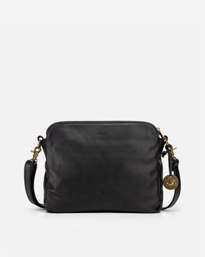 The Bali Three-Layer Leather Crossbody Shoulder & Clutch Bag 2.1L