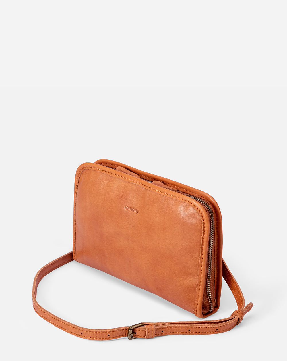 Urania Dual-Purpose Leather Crossbody Bag Clutch Pruse Handbag