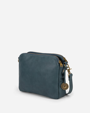 The Bali Three-Layer Leather Crossbody Shoulder & Clutch Bag 2.1L