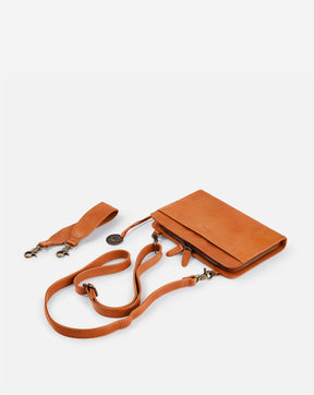 Bali Leather Crossbody Wallet Handbag Purse